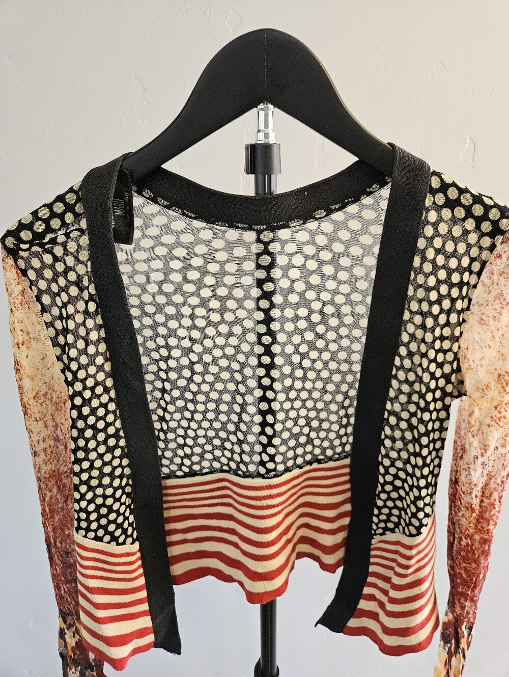 Vintage Jean Paul Gaultier Maille sheer mesh cardigan - Picture 4 of 8